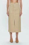 Pistola Pamela Stretch Cotton Midi Skirt