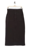 Pistola Pamela Stretch Cotton Midi Skirt