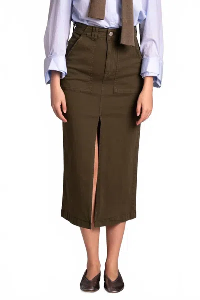 Pistola Pamela Utility Skirt In Admiral In Green