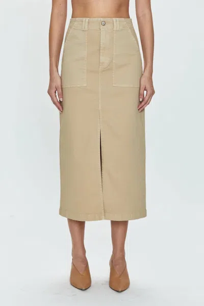 PISTOLA PAMELA UTILITY SKIRT IN LATTE