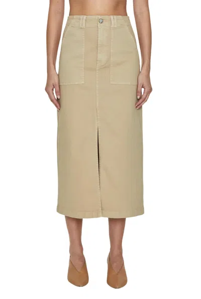 PISTOLA PAMELA UTILITY SKIRT IN LATTE