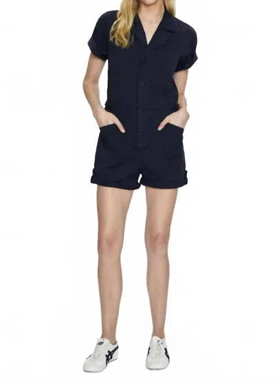 Pistola Parker Field Suit In Black In Blue