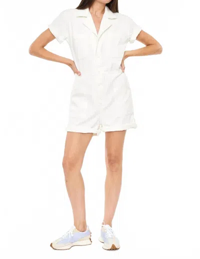 Pistola Parker Field Suit In Macadamia In White