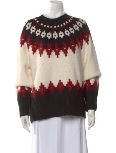 Pre-owned Pistola Patterned Crew Neck Sweater In Multi