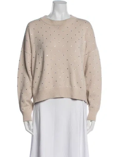 Pre-owned Pistola Patterned Crew Neck Sweater In Neutrals