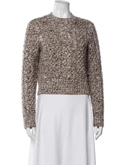 Pre-owned Pistola Patterned Crew Neck Sweater In Neutrals