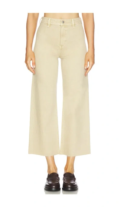 Pistola Penny Crop High Rise Wide Leg Jeans In Brown
