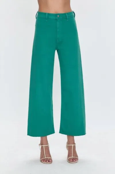 Pistola Penny Crop Pant In Viridian In Green