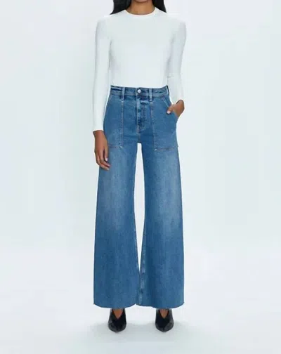 Pistola Penny High Rise Wide Jean In Canal