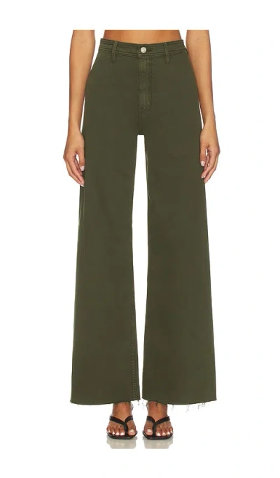 Pistola Penny High Rise Wide Jeans In Green