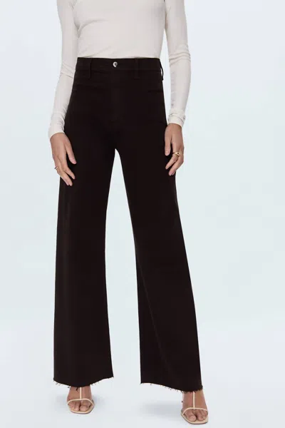 Pistola Penny High-rise Wide-leg Jean In Mocha In Brown