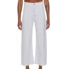 Pistola Penny High Waist Raw Hem Wide Leg Jeans In Multi