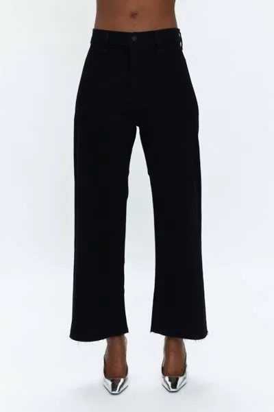 Pistola Penny High Rise Wide Leg Pants In Black