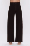 Pistola Penny High Rise Wide Leg Jeans In Mocha In Brown