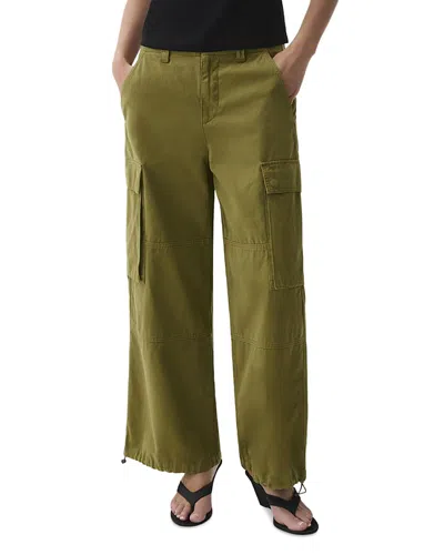 Pistola Petra Cotton Drawstring Harem Cargo Pants In Multi