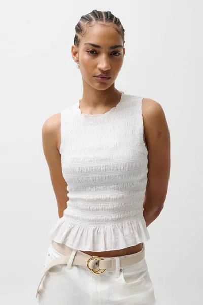 Pistola Phoebe Sleeveless Tank Top In Le Blanc In Multi