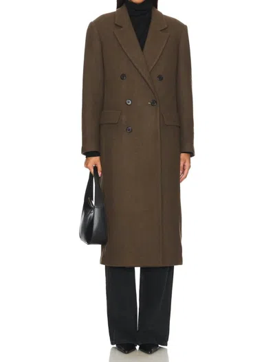 Pistola Prescott Wool Blend Coat In Caper In Brown