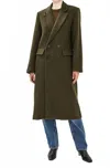 Pistola Prescott Wool Coat In Caper In Green