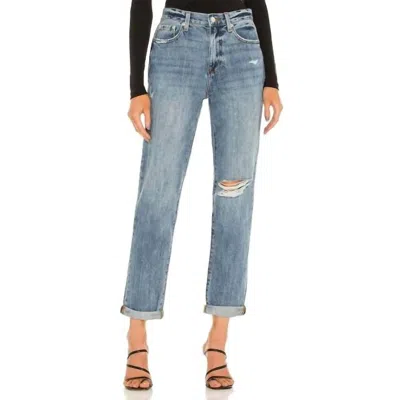 Pistola Presley High Rise Relaxed Roller Jean In Antidote In Multi