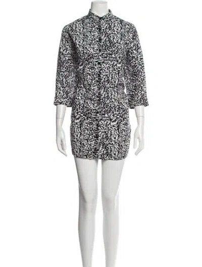 Pre-owned Pistola Printed Mini Dress In Multi