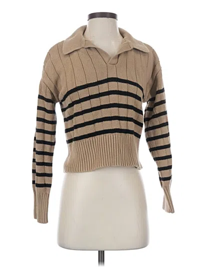 Pre-owned Pistola Pullover Sweater In Tan