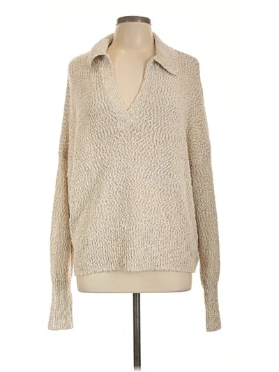 Pre-owned Pistola Pullover Sweater In Tan