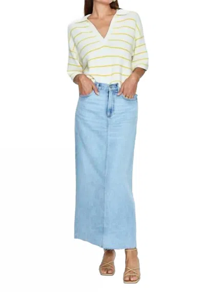 Pistola Raye Denim Maxi In Jardin In Multi