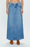 Pistola Raye Denim Maxi Skirt In High Noon