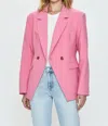 PISTOLA REMY DOUBLE BREASTED BLAZER IN PINK COSMOS