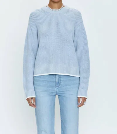 Pistola Ren All Day Sweater In Light Blue