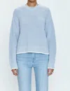 Pistola Ren Crewneck Sweater In Light Blue