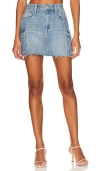 Pistola Rhea Cargo Mid Rise Mini Skirt In Blue