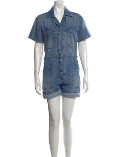 Pre-owned Pistola Romper In Blue