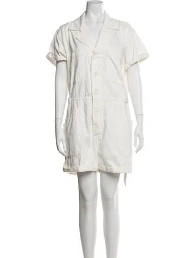 Pre-owned Pistola Romper In Neutral
