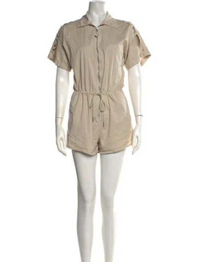 Pre-owned Pistola Romper In Neutrals