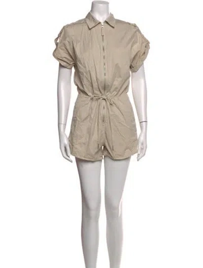 Pre-owned Pistola Romper In Neutrals