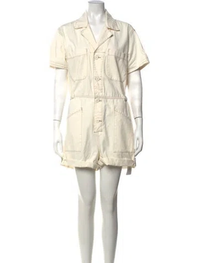 Pre-owned Pistola Romper In Neutrals
