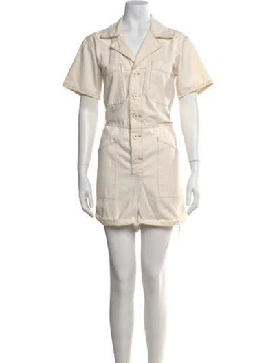Pre-owned Pistola Romper In Neutrals