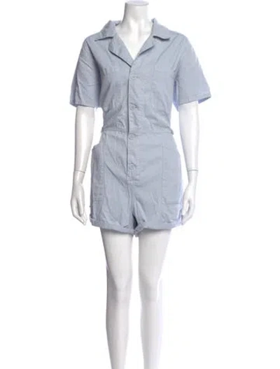 Pre-owned Pistola Romper W/ Tags In Blue