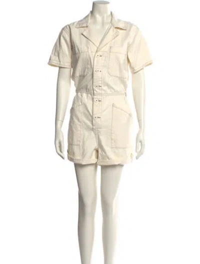 Pre-owned Pistola Romper W/ Tags In Neutral
