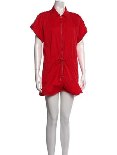 Pre-owned Pistola Romper W/ Tags In Red