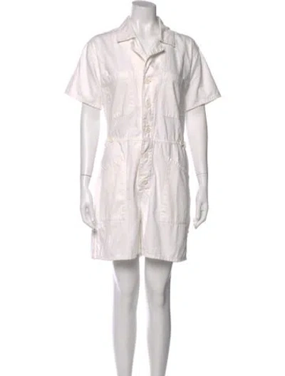 Pre-owned Pistola Romper In White