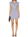 Pistola Rosie Cap Sleeve Stretch Cotton Minidress In Multi