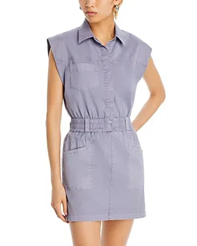 Pistola Rosie Cap Sleeve Stretch Cotton Minidress In Heirloom Lilac