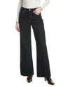 Pistola Casste Black Crop Super High-rise Straight Crop Jean In Blue