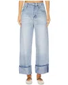 Pistola Ryder High Rise Cuffed Straight Jeans In Essex In Multi