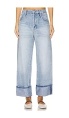 Pistola Lana Raw Hem Ankle Wide Leg Jeans In Essex