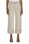 Pistola Ryder High Rise Cuffed Jean In Oat In Nude