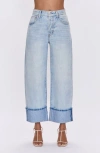 Pistola Ryder High Rise Cuffed Straight Jeans In Essex