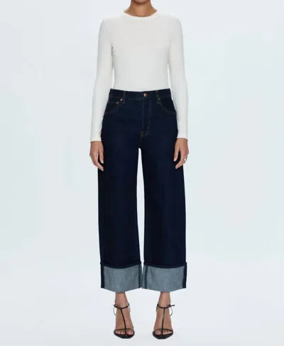 Pistola Ryder High Waist Straight Leg Jeans In Countdown In Blue